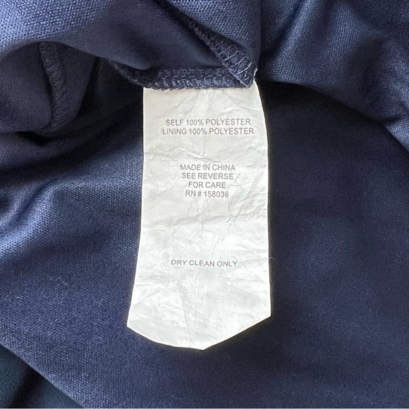 Birdie Grey MD Spence Navy Blue Sheer Cold Shoulder Bride's Maid Maxi‎ Dress - Picture 12 of 13